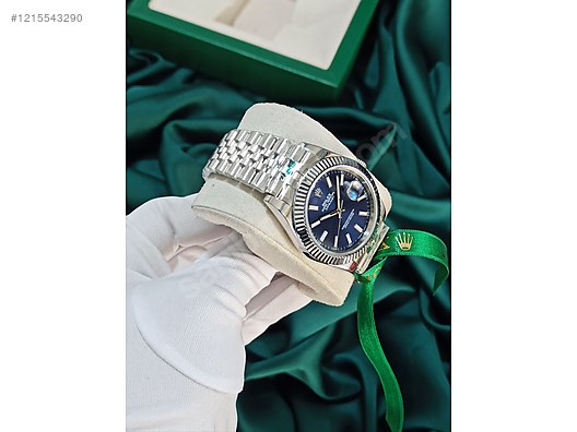 Rolex / ROLEX DATEJUST BLUE DIAL 41mm KUTU TAM SET at sahibinden