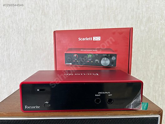 Focusrite Scarlett 2i2 Gen 3 USB Ses Kartı Temiz Ses, Stüdyo K Focusrite Scarlett 2i2 Gen 3 USB Ses Kartı Temiz Ses, Stüdyo K