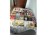 Hepsi temiz nerdeyse okunmamış kitaplardır 24 adet var