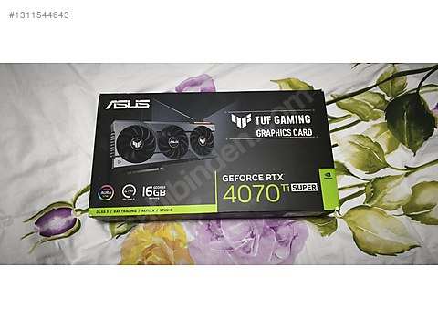 Asus Tuf RTX 4070 Tİ SUPER 16 GB sahibinden.comda - 1311544643
