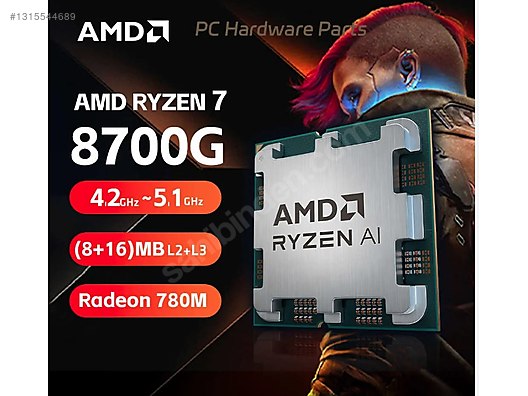 8700G AMD RYZEN 7 İŞLEMCİ sahibinden.comda - 1315544689