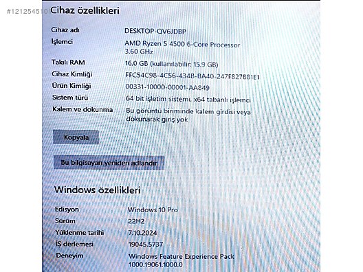 İkinci El ve Sıfır Alışveriş / Bilgisayar / Masaüstü / Modeller / Quadro