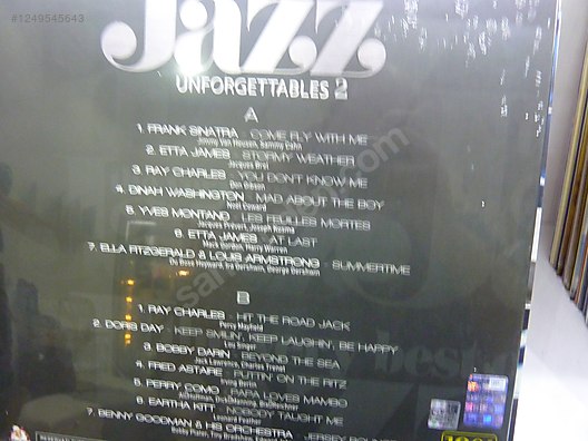 UNFORGETTABLES 2 VERY BEST OF JAZZ KARIŞIK 33 DEVİR PLAK LP