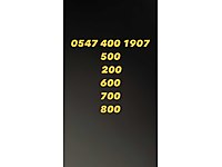 1907 SERİ BAŞI NUMARALAR