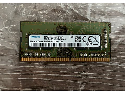 Samsung 8GB DDR4 2400MHz SODIMM Ram sahibinden.comda - 1326546024