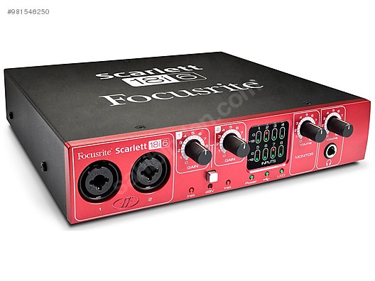 focusrite 18i6 ses karti focusrite ses karti sahibinden com da 981546250