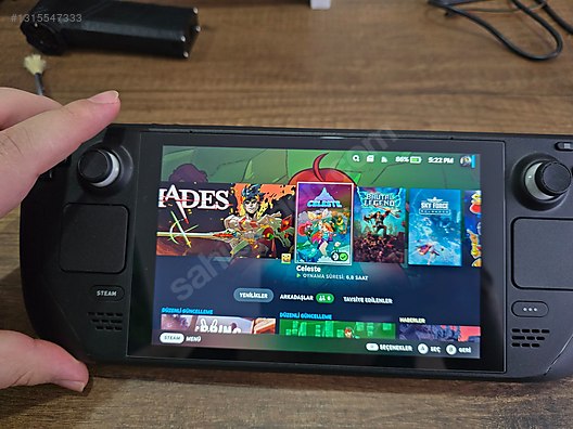 Steam Deck LCD 512 GB + 256 GB Micro SD Sorunsuz. on sahibinden