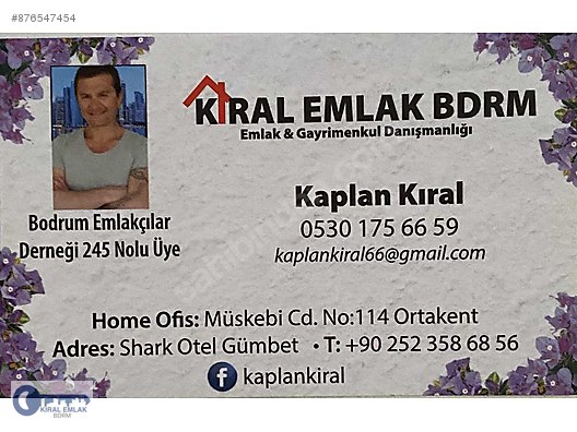 Mugla Bodrum Kiralemlakbdrm Emlak Ilanlari Sahibinden Com Da