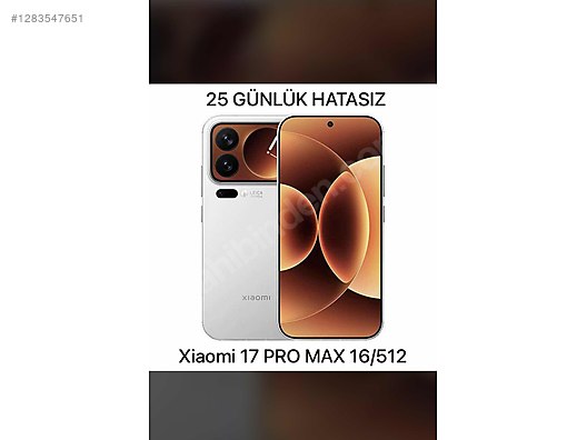 Used & Brand New Items / Cell Phones & Accessories / Cell Phones / Xiaomi / 17 Pro Max