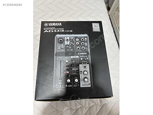 Yamaha AG03 MK2 3 Kanal Ses Kartlı sahibinden.comda - 1329548282