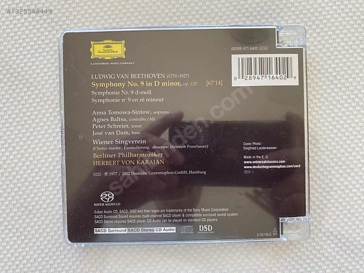 Beethoven - Symphony No. 9 Super Audio CD SACD - Müzik CD leri