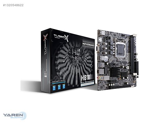 TURBOX WORKTEAM H81 M.2 SATA DDR3 1600MHZ 1150P 4.GEN ANAKART