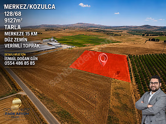 MERKEZ KOZLUCA KÖYÜNDE SATILIK 9128m² TARLA