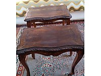 antika el oyma sehba iki adet