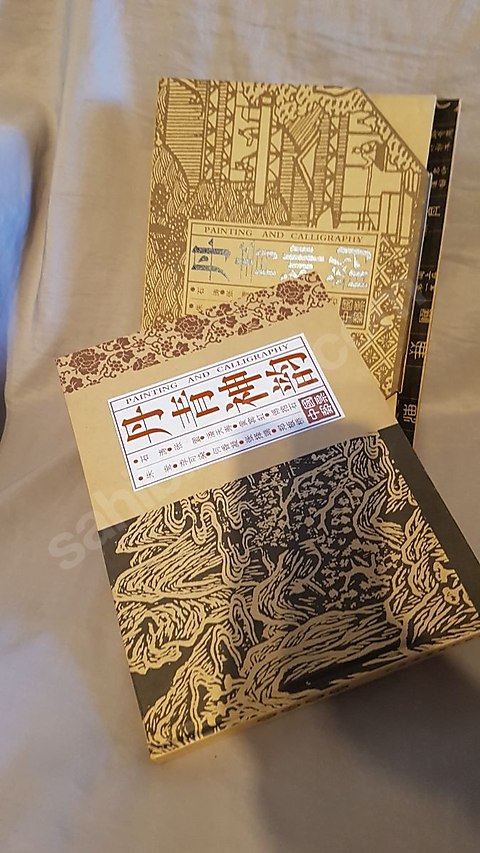 Painting and calligraphy Çin Yazı ve Resim sanatı kitabı