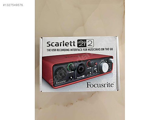 Focusrite Scarlett 2i2 1st Gen Ses Kartı sahibinden.comda - 1327549576