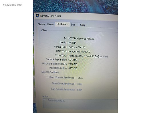 Acer / Acer i5 7.nesil 8 GB RAM 1 TB HDD 500 SSD sahibinden.comda