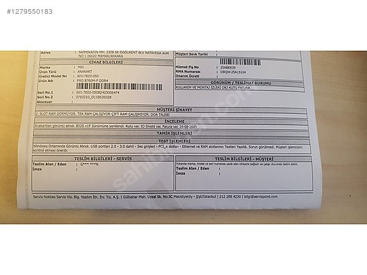 Used & Brand New Items / Computers / Desktops / Desktop Components / Motherboards