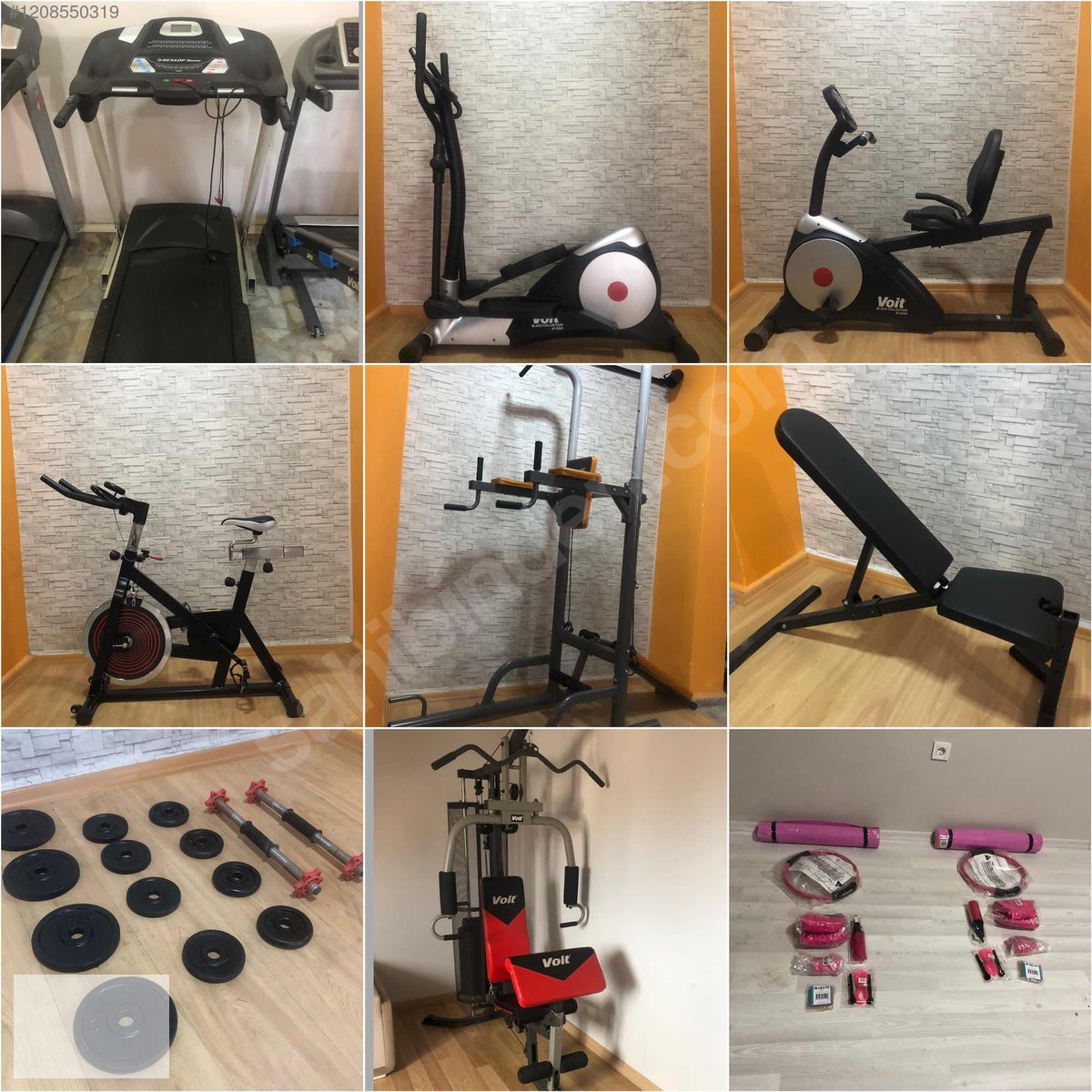 SİTELERE REZİDANS VİLLA EVLERE FİTNESS PAKETİ 1208550319