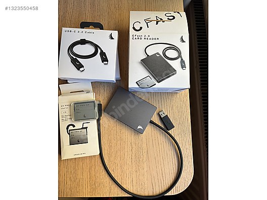 Angelbird 1TB CFast 2.0 Hafıza Kartı + Kart Okuyucu sahibinden