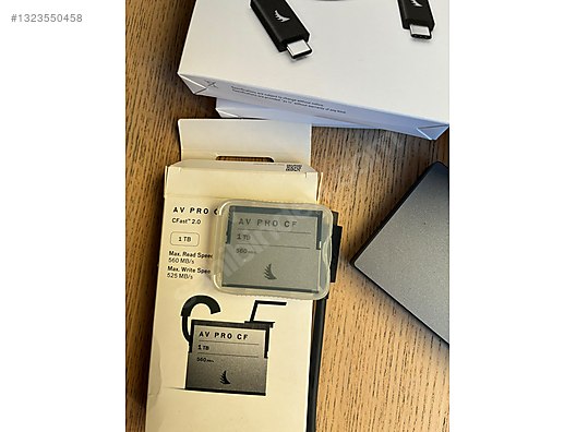 Angelbird 1TB CFast 2.0 Hafıza Kartı + Kart Okuyucu sahibinden