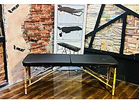 AHŞAP ve ALÜMİNYUM AYAKLI masaj sedyesi, hacamat sedyesi