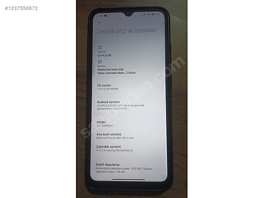 İkinci El ve Sıfır Alışveriş / Cep Telefonu & Aksesuar / Cep Telefonu / Xiaomi / Redmi 12C