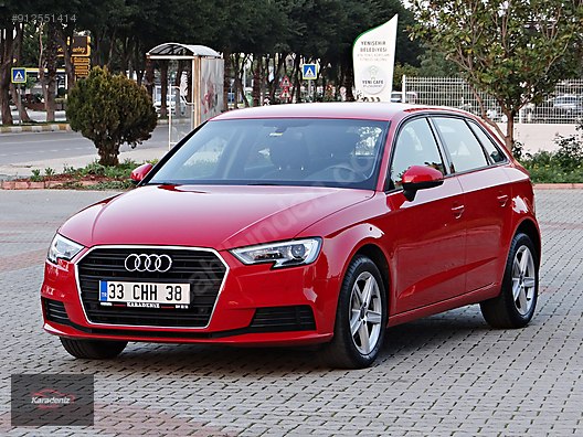 audi a3 a3 sportback 1 0 tfsi sportback dynamic 2017 audi a3 sportback 1 0 tfsi dinamik s tronic 29 bn km kirmzi at sahibinden com 912551414