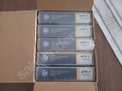 HP LTO-3 ULTRIUM RW DATA CARDRIDGE C7973A (SIFIR) 800 GB