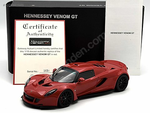 Autoart Diecast Model 1:18 Hennessey Araba - 1322551949