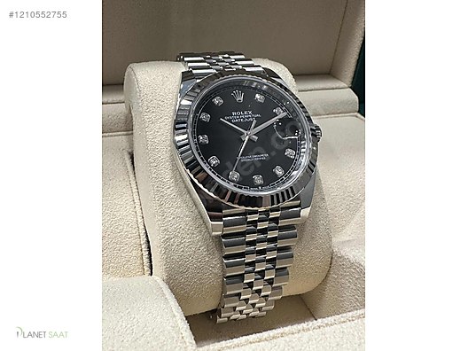 Rolex ROLEX DATEJUST BLACK DIAMOND DIAL 41mm at sahibinden 1210552755