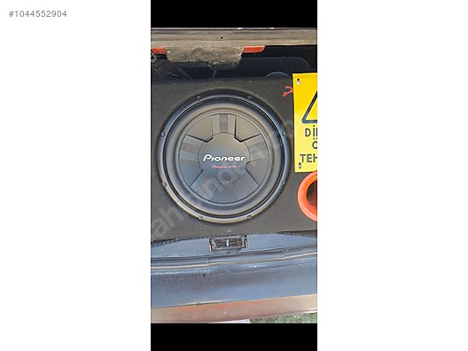 30 cm pioneer subwoofer çift bobin İkinci El Pioneer Subwoofer (Ev