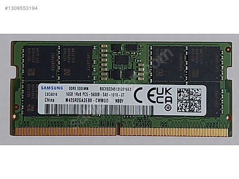 Samsung M425R2GA3EB0-CWMOD DDR5 16GB 5600mhz Sıfır Ram sahibinden