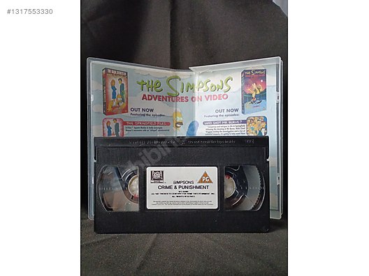Simpsons VHS / Crime and Punishment - VHS & Beta Film Kitap, Dergi