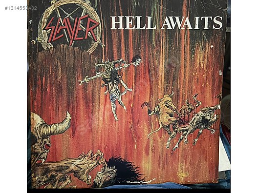 Slayer Hell Awaits LP 1985 Roadrunner Records RR 9795 - Müzik