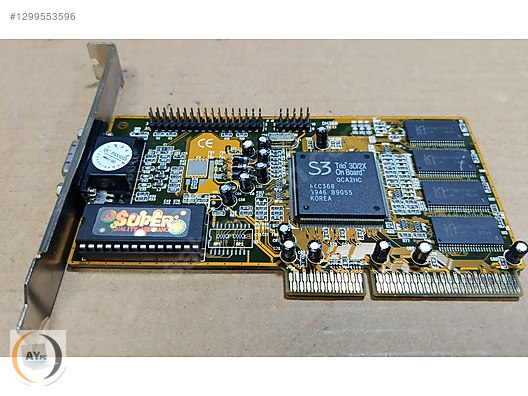 S3 TRIO 3D/2X 86C368 8MB VGA AGP EKRAN KARTI -- D501 sahibinden