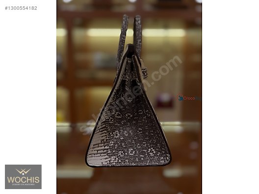 Hermès Birkin 25 Ombre Varanus Salvator Lizard Palladium - Hermes