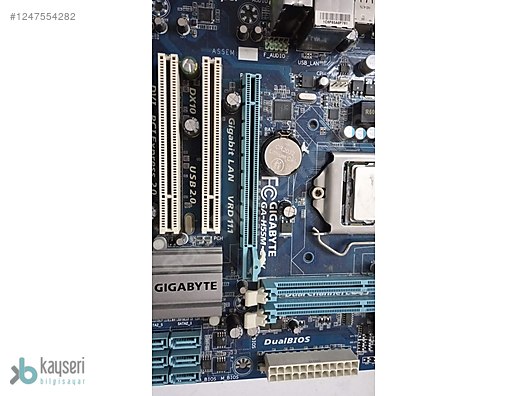 GİGABAYTE GA-H55M-S2V ANAKART - Anakart ve Tüm Masaüstü Bilgisayar Parçaları sahibinden.com'da