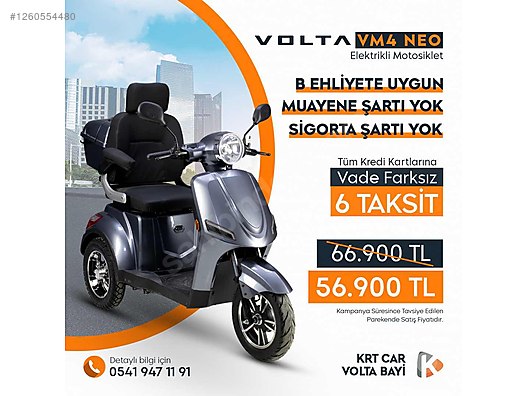 Volta vm4 neo elektrikli kampanyalı fiyat karta 6 taksit #1260554480