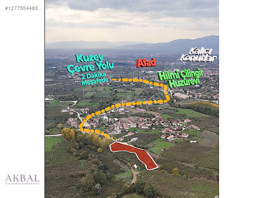 SATILIK 3858 m² İMARA SINIR MÜSTAKİL EV YAPILABİLİR #1277554483