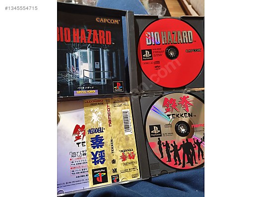 PS1 Biohazard ve Tekken NTSC Oyun on sahibinden.com - 1345554715