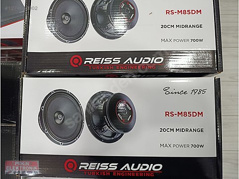 Hoparlör / Midrange / REİS AUDİO RS M85 DM 20 CM 700 WATT 350.W
