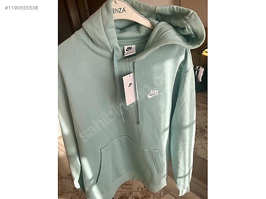 Nike L Beden Ye il Kapu onlu Sweatshirt sahibinden da 1190555538