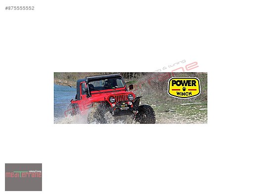 Otomobil Arazi Araci Dis Aksesuar Power Winch 13000 Lb Sentetik Halatli Off Road 4x4 Vinc Sahibinden Comda 875555552