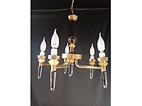 Vintage pirinç avize çap 44 #1283555800