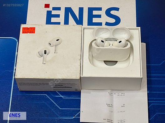 TYPE-C AirPods PRO 2.Nesil Kutulu Faturalı Sorunsuz sahibinden