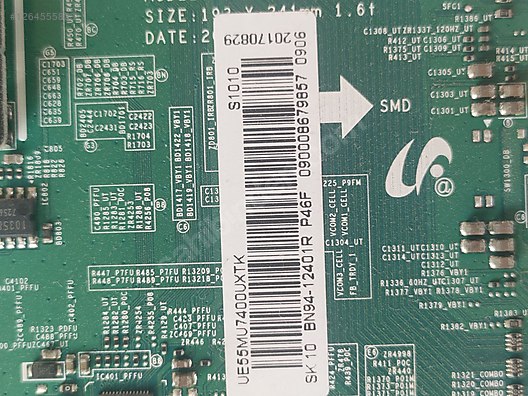 SAMSUNG UE55MU7400 (BN41-02568B) (BN94-12401R) anakart.mainboard