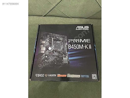 Asus Prime B450M-K II AMD B450 4400 MHz (OC) ANAKART at sahibinden