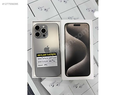 Resim Apple iPhone 15 Pro Max İkinci El TR | 512 GB | Natürel Titanyum İkinci El GEYLANİ İLETİŞİMDEN İPHONE 15 PROMAX 512 GB 5 AY GARANTİLİ TR
