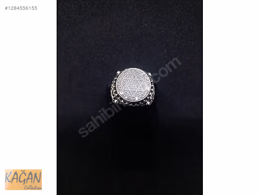 Mührü Süleyman Gümüş Yüzük #1284556155